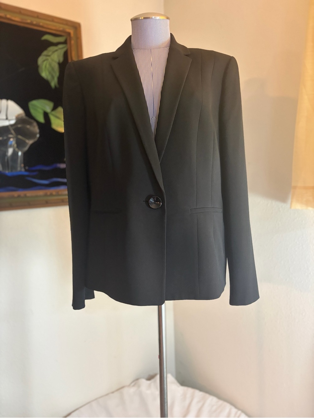 Kasper Black Single-Button Women's Blazer